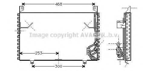 AVA QUALITY COOLING BW5199 Конденсатор, кондиціонер