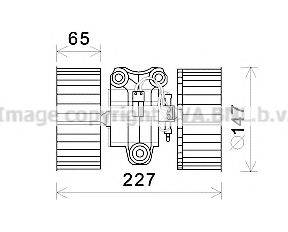 AVA QUALITY COOLING BW8470 Електродвигун, вентиляція салону