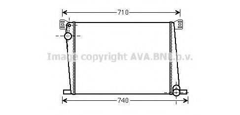 AVA QUALITY COOLING BWA2356 Радіатор, охолодження двигуна