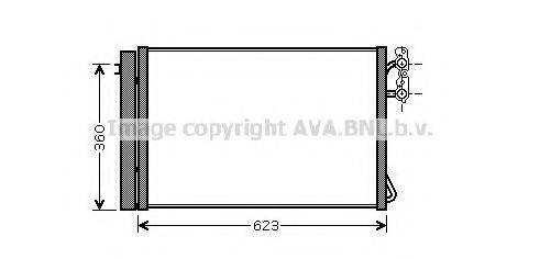 AVA QUALITY COOLING BWA5295D Конденсатор, кондиціонер