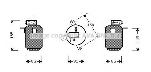 AVA QUALITY COOLING BWD001 Осушувач, кондиціонер