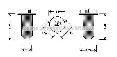 AVA QUALITY COOLING BWD220 Осушувач, кондиціонер