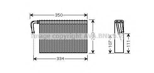 AVA QUALITY COOLING BWV305 Випарник, кондиціонер