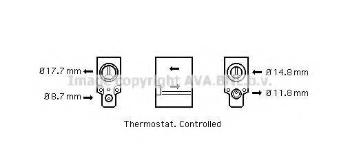 AVA QUALITY COOLING CN1221 Розширювальний клапан, кондиціонер