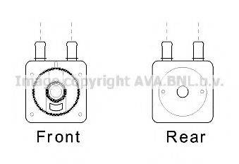 AVA QUALITY COOLING CN3285 Олійний радіатор, автоматична коробка передач