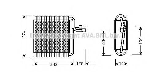 EAGLE 56006218 Випарник, кондиціонер