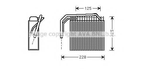 AVA QUALITY COOLING CRV061 Випарник, кондиціонер