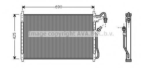 AVA QUALITY COOLING CT5013 Конденсатор, кондиціонер