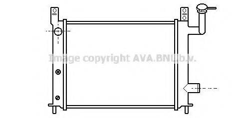 AVA QUALITY COOLING DN2046 Радіатор, охолодження двигуна