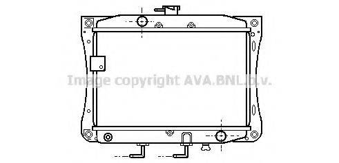 AVA QUALITY COOLING DN2056 Радіатор, охолодження двигуна