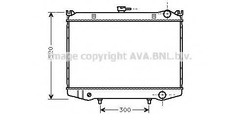 AVA QUALITY COOLING DN2064 Радіатор, охолодження двигуна