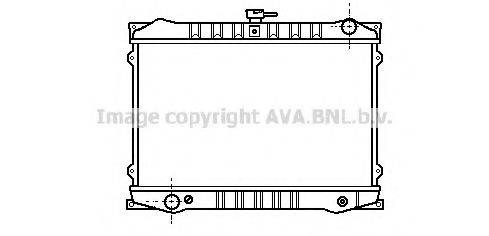 AVA QUALITY COOLING DN2101 Радіатор, охолодження двигуна