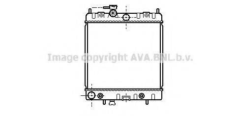 AVA QUALITY COOLING DN2131 Радіатор, охолодження двигуна