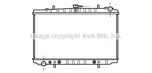 AVA QUALITY COOLING DN2152 Радіатор, охолодження двигуна