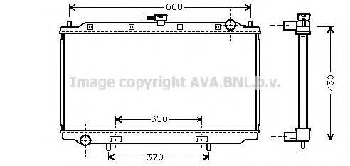 AVA QUALITY COOLING DN2179 Радіатор, охолодження двигуна