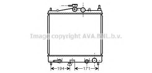 AVA QUALITY COOLING DN2248 Радіатор, охолодження двигуна