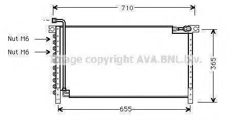 AVA QUALITY COOLING DN5161 Конденсатор, кондиціонер