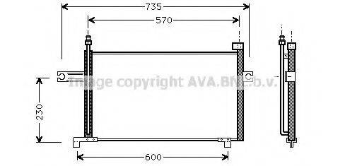 AVA QUALITY COOLING DN5175 Конденсатор, кондиціонер