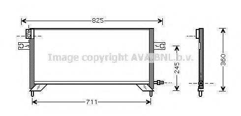 AVA QUALITY COOLING DN5204 Конденсатор, кондиціонер