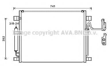 AVA QUALITY COOLING DN5398D Конденсатор, кондиціонер