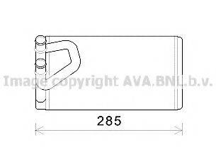 AVA QUALITY COOLING DN6373 Теплообмінник, опалення салону