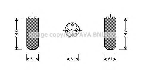 AVA QUALITY COOLING DND208 Осушувач, кондиціонер