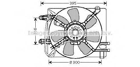 AVA QUALITY COOLING DW7505 Вентилятор, охолодження двигуна