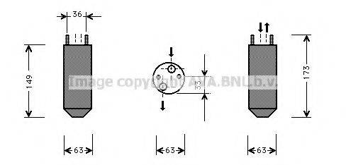 AVA QUALITY COOLING DWD022 Осушувач, кондиціонер