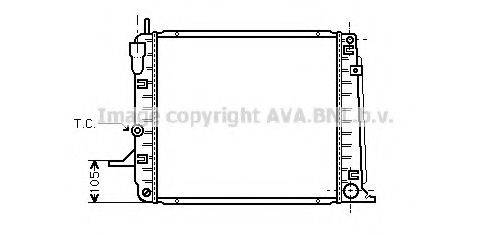 AVA QUALITY COOLING FD2192 Радіатор, охолодження двигуна