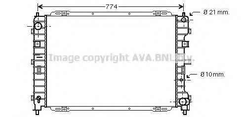 AVA QUALITY COOLING FD2375 Радіатор, охолодження двигуна