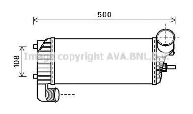 AVA QUALITY COOLING FD4574 Інтеркулер