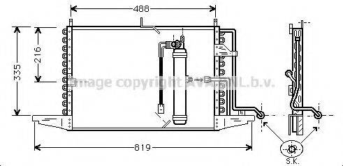 AVA QUALITY COOLING FD5126 Конденсатор, кондиціонер