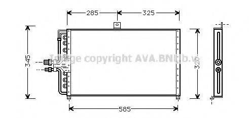 AVA QUALITY COOLING FD5234 Конденсатор, кондиціонер