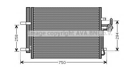 AVA QUALITY COOLING FD5428D Конденсатор, кондиціонер