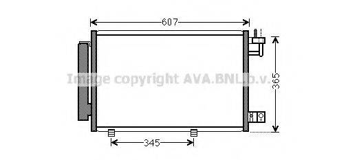 AVA QUALITY COOLING FD5439 Конденсатор, кондиціонер