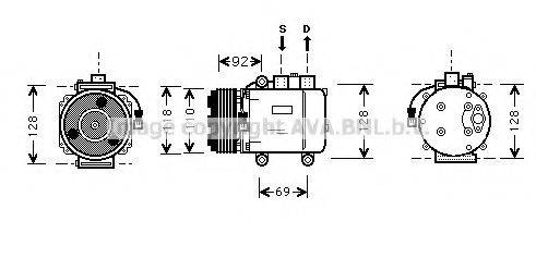 GERI 945623 Компресор, кондиціонер