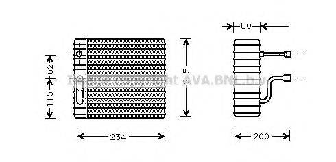 AVA QUALITY COOLING FDV089 Випарник, кондиціонер