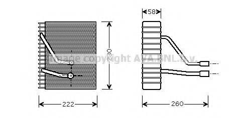 AVA QUALITY COOLING FDV330 Випарник, кондиціонер