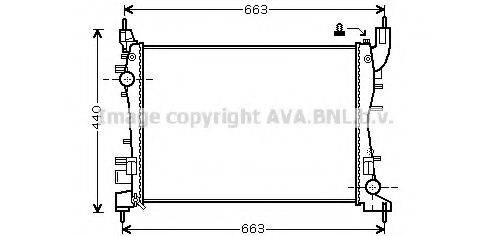 AVA QUALITY COOLING FT2358 Радіатор, охолодження двигуна