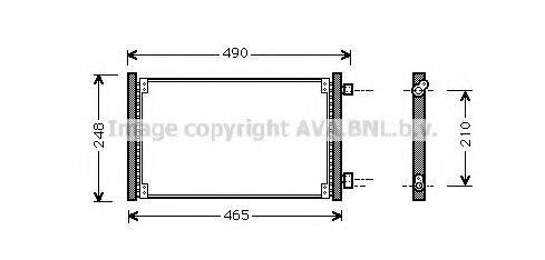 AVA QUALITY COOLING FT5223 Конденсатор, кондиціонер