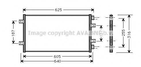 AVA QUALITY COOLING FT5247 Конденсатор, кондиціонер