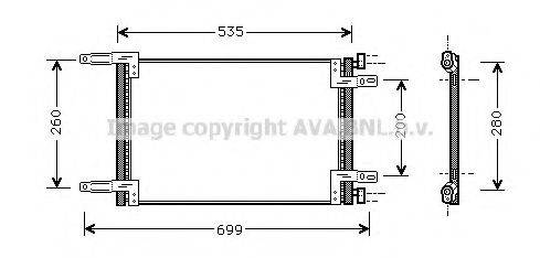 AVA QUALITY COOLING FT5248 Конденсатор, кондиціонер