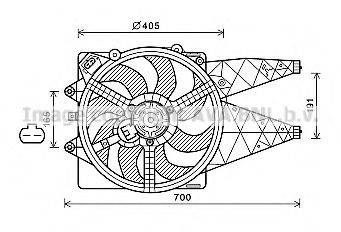 AVA QUALITY COOLING FT7603 Вентилятор, охолодження двигуна