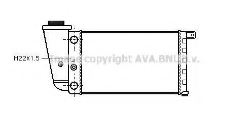 AVA QUALITY COOLING FTA2097 Радіатор, охолодження двигуна