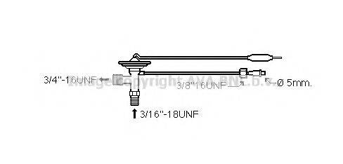 AVA QUALITY COOLING HD1271 Розширювальний клапан, кондиціонер