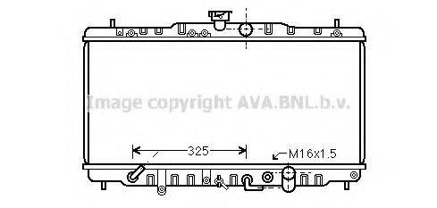 AVA QUALITY COOLING HD2056 Радіатор, охолодження двигуна