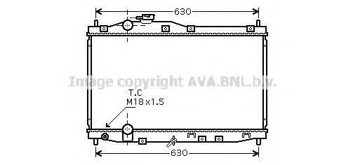 AVA QUALITY COOLING HD2171 Радіатор, охолодження двигуна