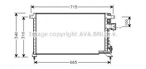 AVA QUALITY COOLING HD5084 Конденсатор, кондиціонер