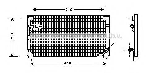 AVA QUALITY COOLING HD5098 Конденсатор, кондиціонер