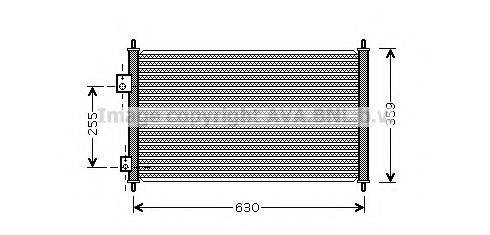 AVA QUALITY COOLING HD5165 Конденсатор, кондиціонер